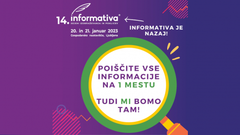 Grafična podoba 14. sejma Informativa 20.-21.1. 2023