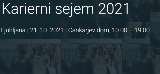 Fotografija plakata Kariernega sejma Moje delo 2021: Ljubljana, 21.10.2021, Cankarjev dom, 10.00-16.00