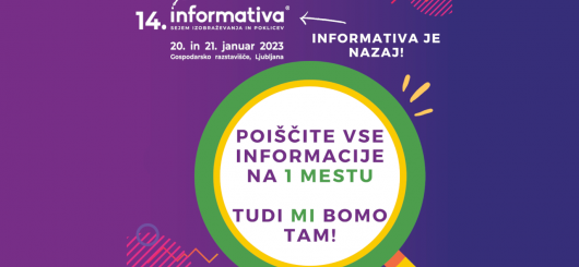 Grafična podoba 14. sejma Informativa 20.-21.1. 2023